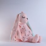 عروسک خرگوش صورتی کد 5784