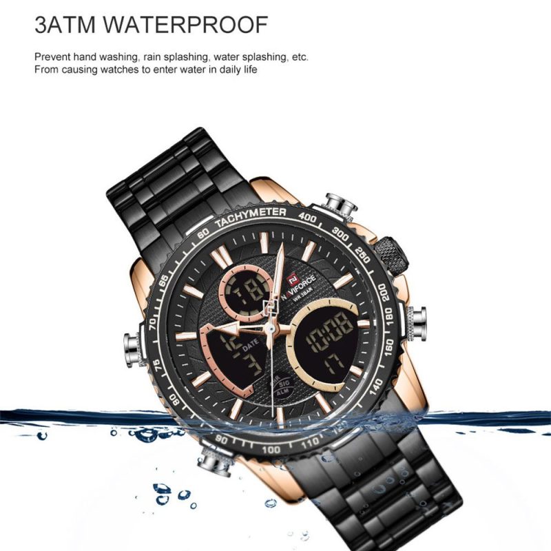 ساعت مچی دوزمانه مردانه نیوی فورس مدل 1-9182 Naviforce