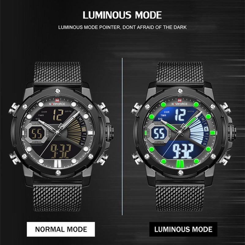 ساعت مچی دوزمانه مردانه نیوی فورس مدل 1-9172 Naviforce