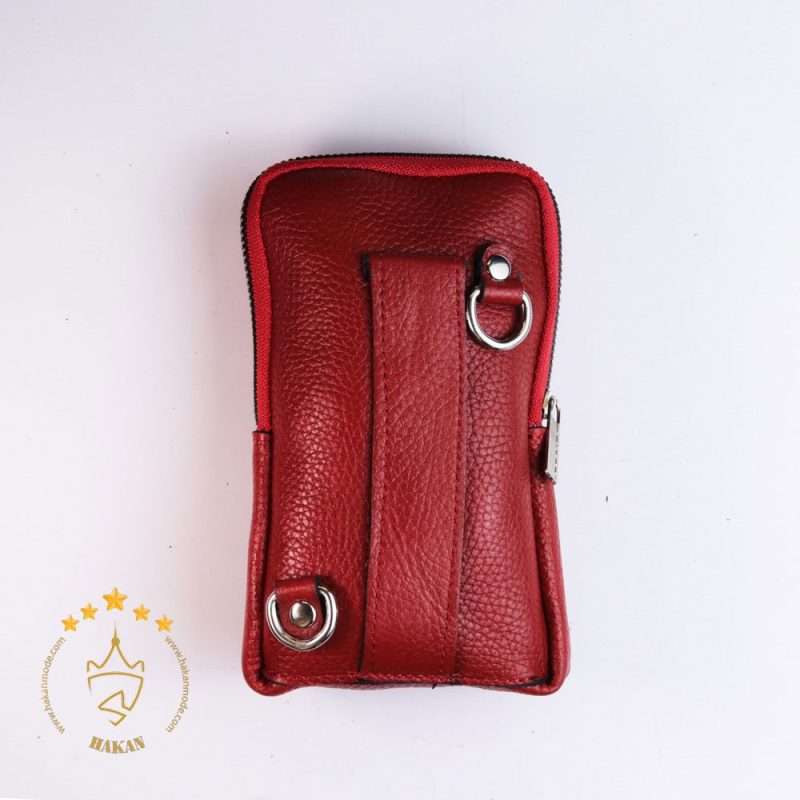 کیف چرم اصل بادی بگ چرمسال بزرگ قرمز