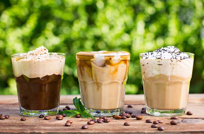 آموزش 7 نوشیدنی خنک تابستانی بدون مخلوط کن 6 قهوه سرد و شیک اسپرسو