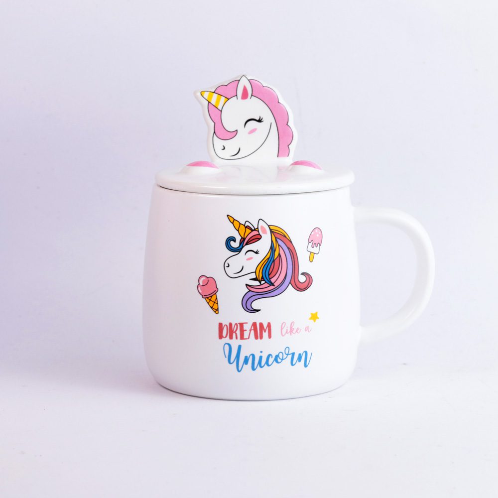 7 مدل ماگ یونیکورنی جذاب 3 ماگ یونیکورنی با در تکشاخ