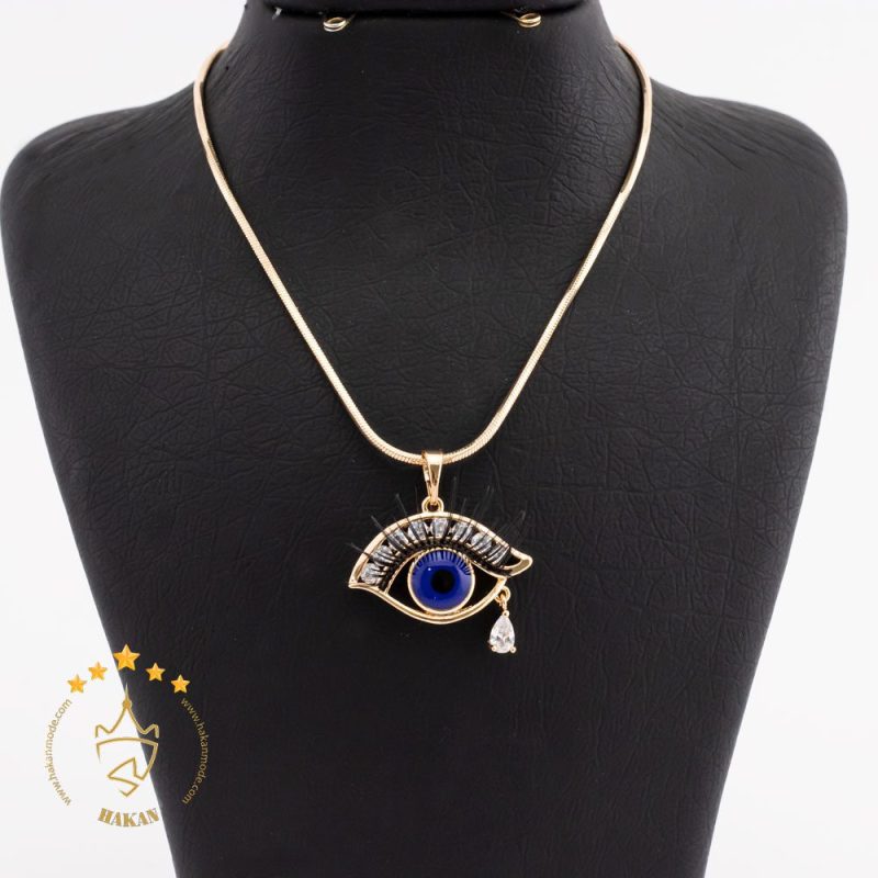 گردنبند آویز چشم مژه دار ژوپینگ