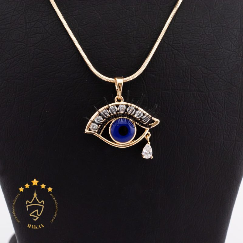 گردنبند آویز چشم مژه دار ژوپینگ