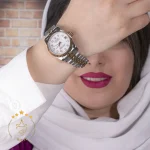 ساعت رولکس دیجاست ایندکس نگین نمای روی دست