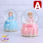 گوی موزیکال پمپی طرح فروزن از نمای صورتی
