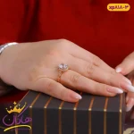 انگشتر ژوپینگ زنانه نگین درشت