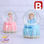 گوی موزیکال پمپی طرح فروزن از نمای صورتی
