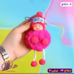 جا کلیدی نوزاد کلاه بیبی پشمی