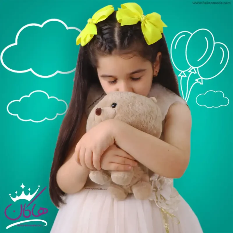 عروسک سگ پاپیون دار پشمالو