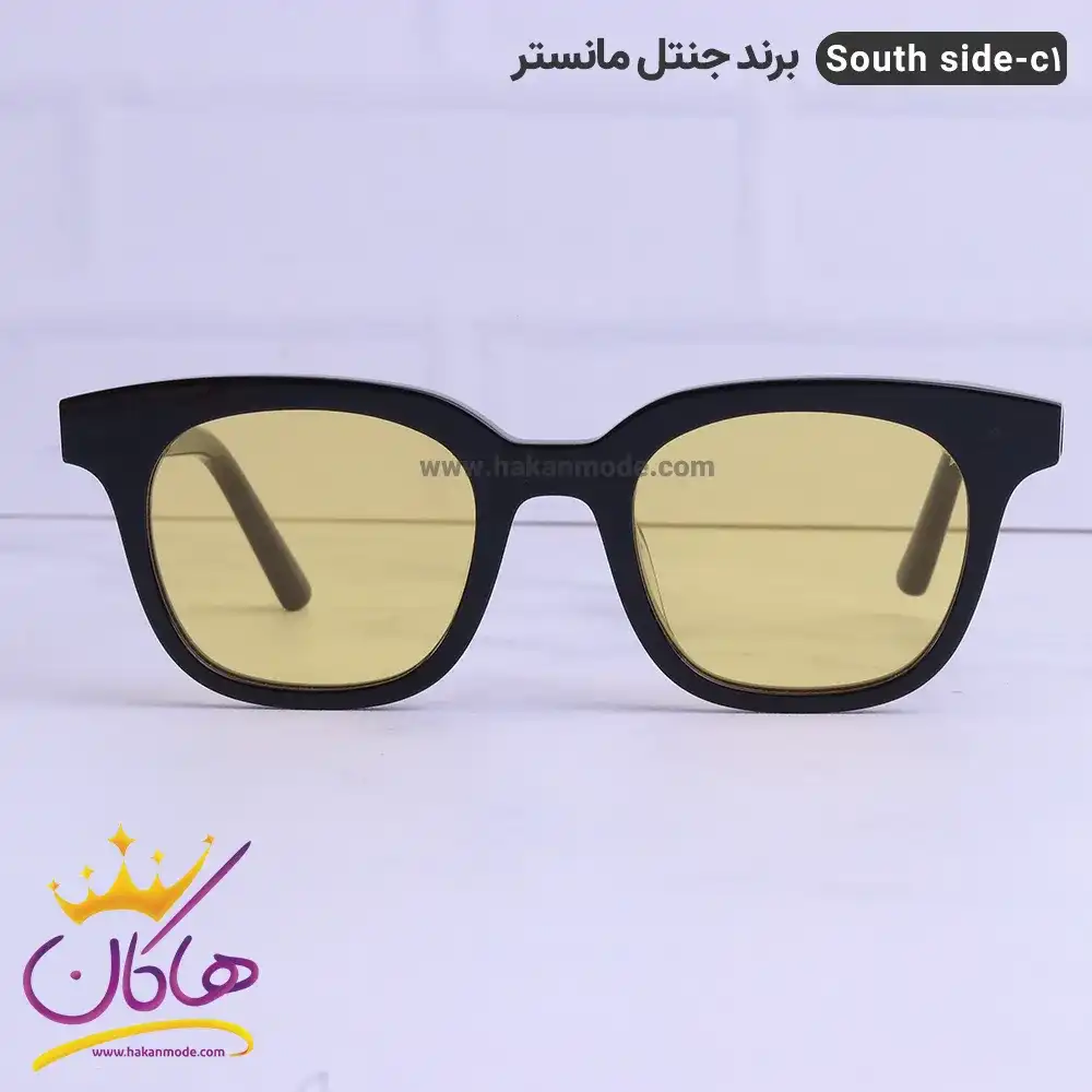 عینک اورجینال جنتل مانستر زرد مشکی مدل SOUTH SIDE عینک اورجینال جنتل مانستر زرد مشکی مدل SOUTH SIDE