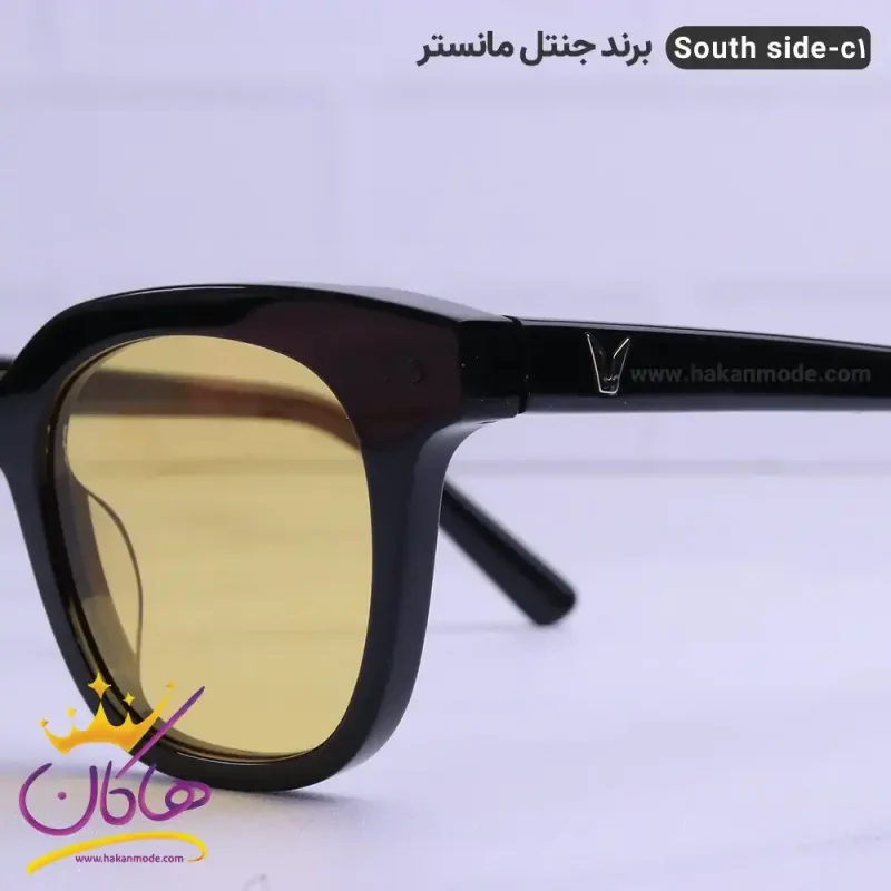 عدسی عینک اورجینال جنتل مانستر زرد مشکی مدل SOUTH SIDE