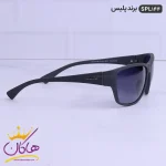 عینک آفتابی پلیس مشکی اورجینال کد SPL144 از نمای کناری