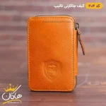 کیف جاکارتی چرم اصل تالیپ عسلی