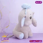 عروسک فیل طوسی گوش آبی