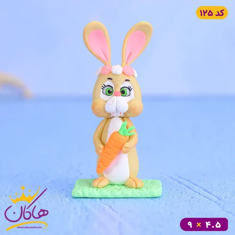 خرگوش هویج به دست فانتزی از نزدیک