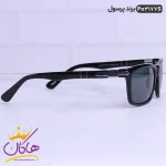 عینک پرسول اورجینال مشکی پلار مدل PO3177S از کنار