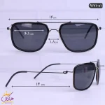 ابعاد عینک اورجینال لیندبرگ مشکی کد 9171