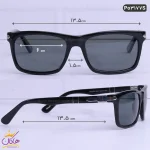 اابعاد عینک پرسول اورجینال مشکی پلار مدل PO3177S