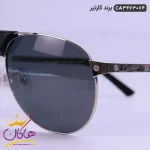 عینک اورجینال کارتیه نقره ای کد CA3463074 نمای عدسی