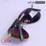 عینک اورجینال کارتیه نقره ای کد CA3463074 دودی