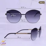 ابعاد عینک آفتابی زنانه آیس برلین اورجینال مدل joey black gold