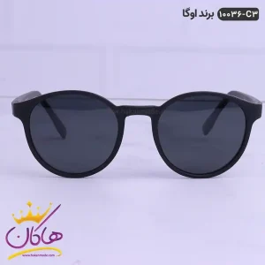 عینک آفتابی اوگا تمام فریم مشکی اورجینال کد 10036