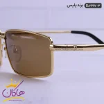 عینک آفتابی پلیس فلزی اورجینال طلایی کد 8997 قهوه ای