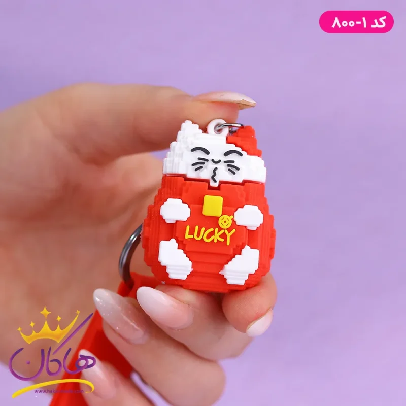 جا کلیدی سیلیکونی گربه پیکسلی