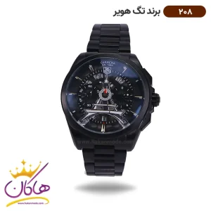 ساعت تگ هویر مردانه بند فلزی مشکی 208