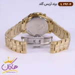ساعت آریس گلد زنانه فلزی طلایی کد L292/4 نمای بند