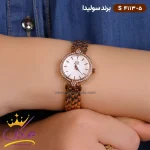 ساعت سولیدا زنانه فلزی S4113/5 نمای روی دست از نزدیک