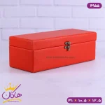 جعبه هدیه قرمز طرح دار