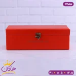 جعبه هدیه قرمز طرح دار