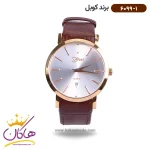 ساعت کوبل بند چرمی مردانه کد 6099/1