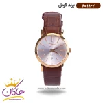 ساعت کوبل بند چرمی زنانه کد 6099/2