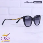عینک آفتابی بولگاری زنانه گربه ای مشکی BV8253/2 نمای کناری