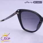 عینک آفتابی بولگاری زنانه گربه ای مشکی BV8253/2 دسته فلزی
