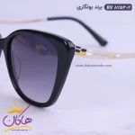 عینک آفتابی بولگاری زنانه گربه ای مشکی BV8253/2 فریم مشکی
