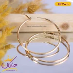 گوشواره استیل زنانه حلقه ای سایز ۴