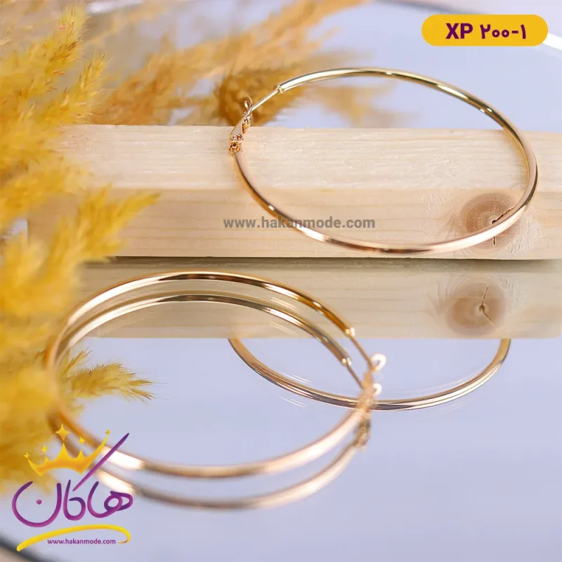 گوشواره استیل زنانه حلقه ای سایز ۴