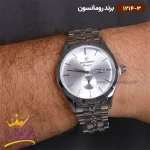 ساعت رومانسون مردانه فلزی 1214/3 نمای روی دست از نزدیک