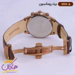 قفل ساعت رومانسون مردانه بند چرمی 1217/8