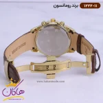 قفل ساعت رومانسون مردانه بند چرمی 1222/11