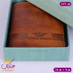 کیف پول جیبی چرم جورجیو آرمانی 832/2 درون جعبه