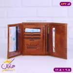 تعداد جای کارت کیف پول جیبی چرم جورجیو آرمانی 832/2