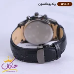 ساعت رومانسون مردانه بند چرمی 1216/4 نمای بسته