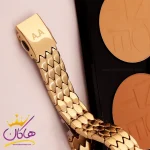 قفل ساعت الکسا زنانه فلزی صفحه مثلثی کد 0086/1