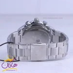 بند ساعت مچی بیگوتی مردانه فلزی صفحه آبی فول دیت کد BG.1.10518-4