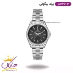 ساعت مچی بیگوتی زنانه فلزی صفحه مشکی کد 10477/2